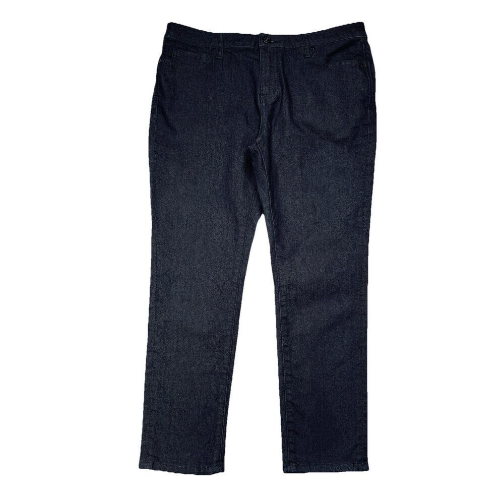 Kate Spade Broome Street Cropped Capri Jeans 31 (32x24.5) Dark Blue Denim Womens